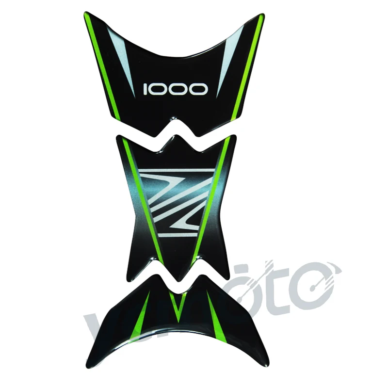 Мотоцикл 3D танк Pad Защитная Наклейка стикер чехол для Kawasaki Z1000 Z900 Z800 Z750 Z650 |