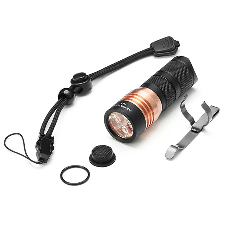Astrolux S41 Водонепроницаемый 1600LM мини 4x Nichia 219C/XP-G3 A6 светодиодный свет 18350 16340 факел
