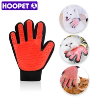 hoopet cat grooming glove for cats gloves comb for animals hair remover pet bath brush dog massage pet cleaning supplies