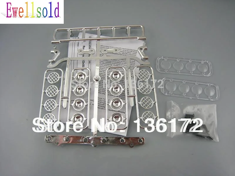 Ewellsell 1/10 R/C автомобильные аксессуары светодиодная оссветильник ительная