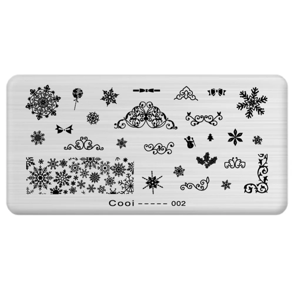 1 шт. трафарет для ногтей из нержавеющей стали|stamping template|nail design templatesnail template |