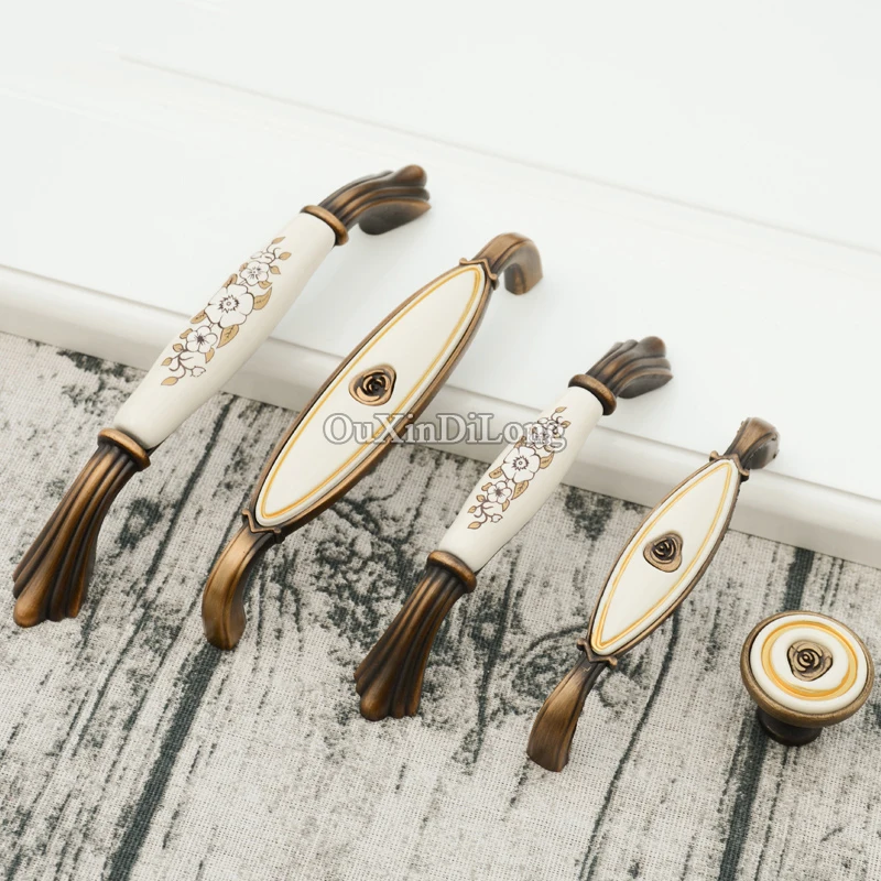 10 шт. винтажные кухонные ручки в стиле ретро|handles and knobs|cabinet pull handlekitchen door handles |