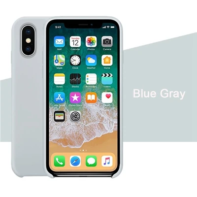 Blue Grey Arvin силиконовый чехол для iphone 6/6 S/5/SE7/8 Plus X/Xs/XR/Xs/Max iphone 7 plus чехол для телефона popsocket для мобильных телефонов - Цвет: Blue Grey
