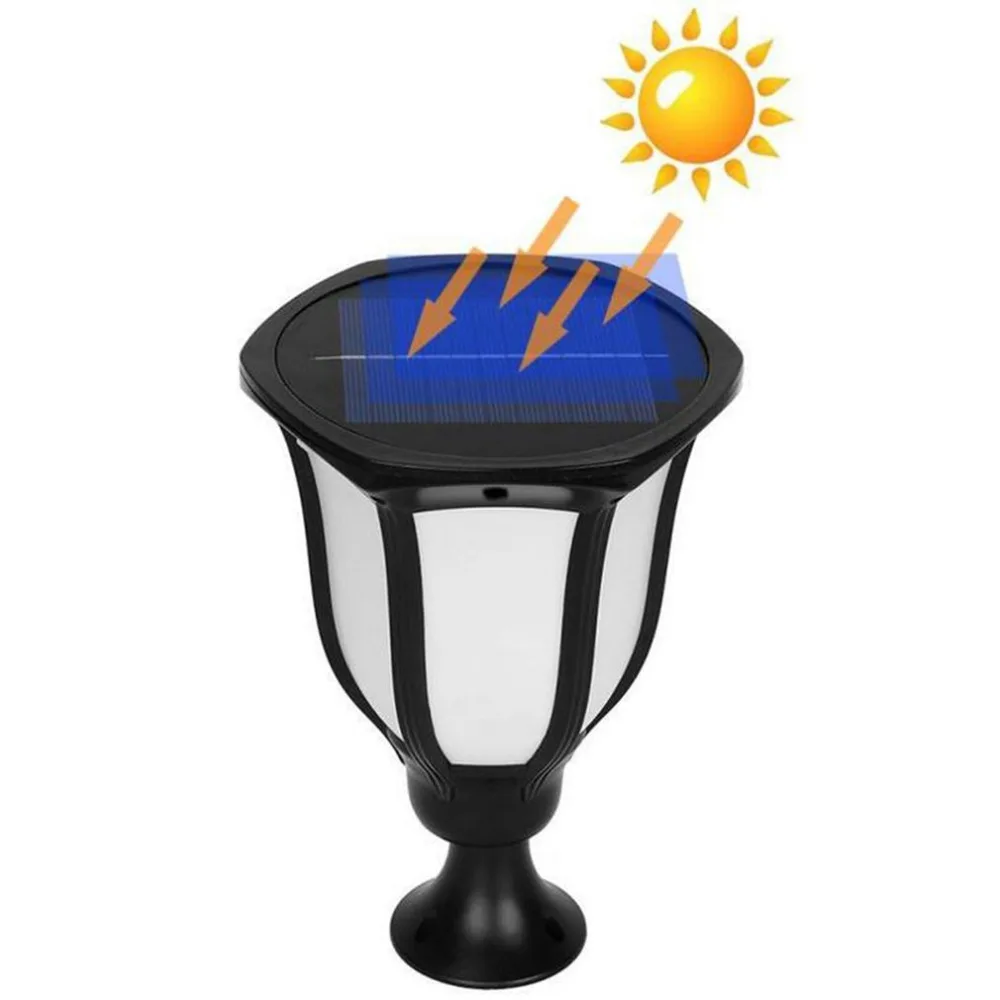 Waterproof Solar Powered LED Light Three-mode Ambient Wall Lamp Flame Torch Lawn for Outdoor Garden | Лампы и освещение