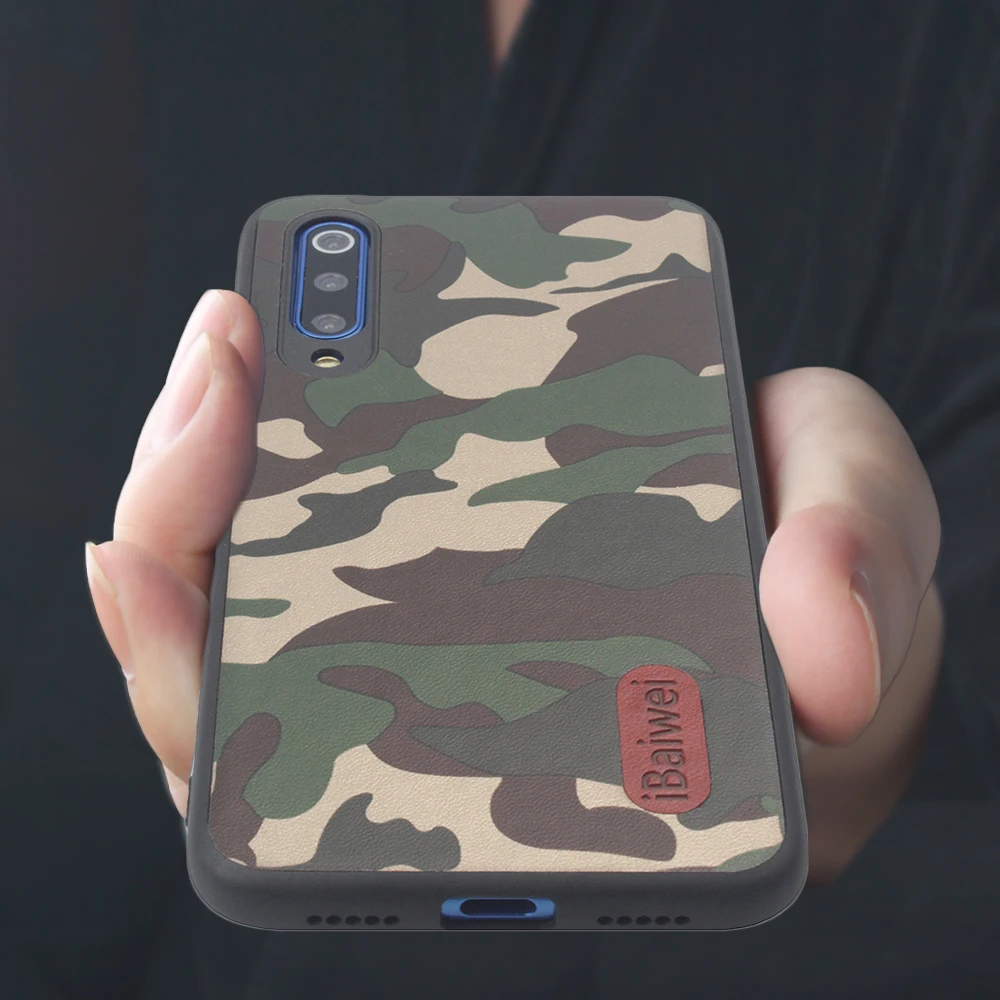 

Mi 9 SE Camouflage Case for Xiaomi Mi 9 SE Silicone Back Cover Leather Holder Xiaomi Mi 9 SE Phone Case Fashion Ultra Thin Coque