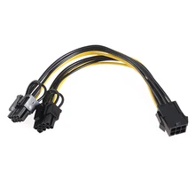 1 шт. 6 Контактный Модуль PCI E гнездовой двойной 8 контактный + 2P