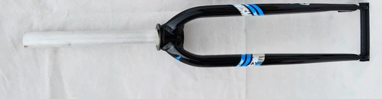 black blue Жесткая вилка для велосипеда 2" 27,5" 2" алюминиевая горная Велосипедная вилка для шоссейного велосипеда жесткая Р32 модель дискового тормоза - Цвет: black blue