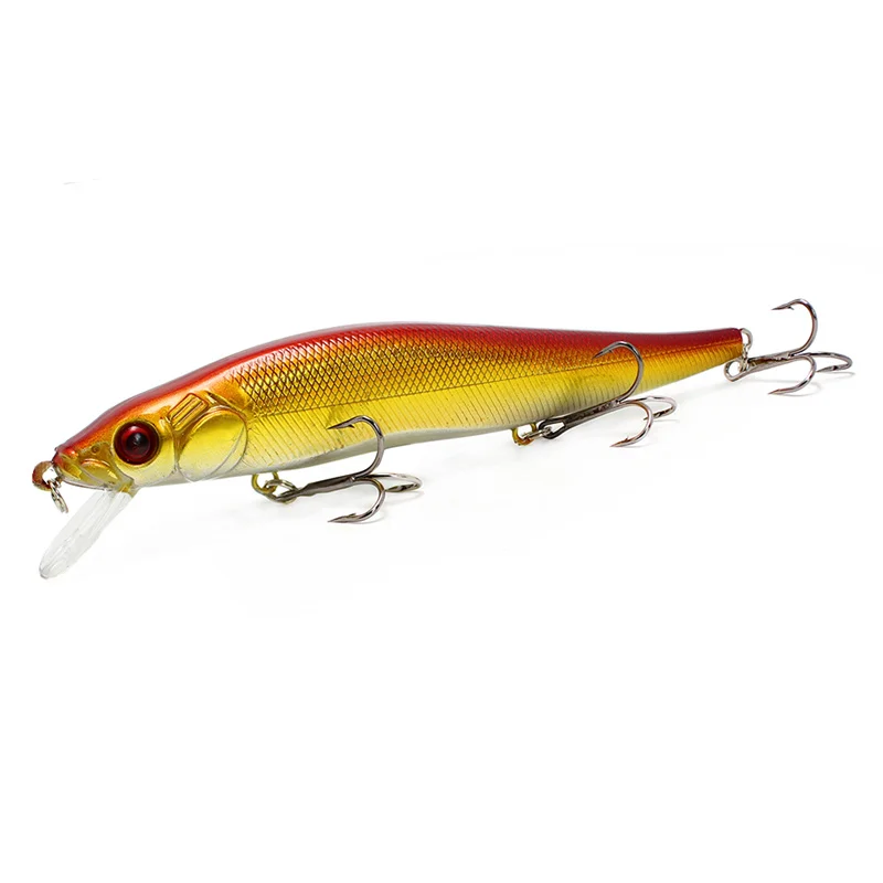 Yuewins рыболовные приманки 3D глаза Минноу 14 см 22 4 г Crankbait воблеры 6 # крюки твердая