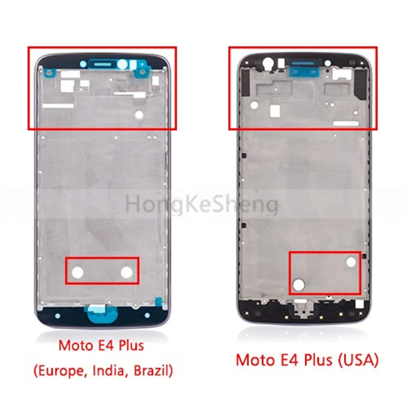 OEM поддерживающая рамка для ЖК-дисплея замена Motorola Moto E4 Plus (США) E (4-го поколения)