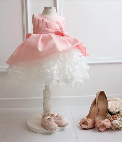 Vestido Платье для новорожденных торжественное платье девочек свадебных торжеств