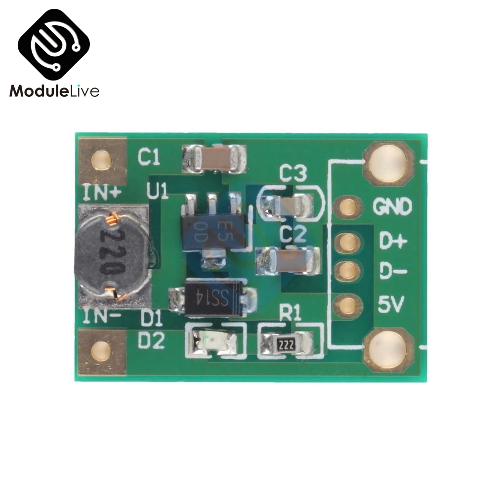 5 шт. 600mA повышающий преобразователь постоянного тока с DC-DC мини Step Up Мощность