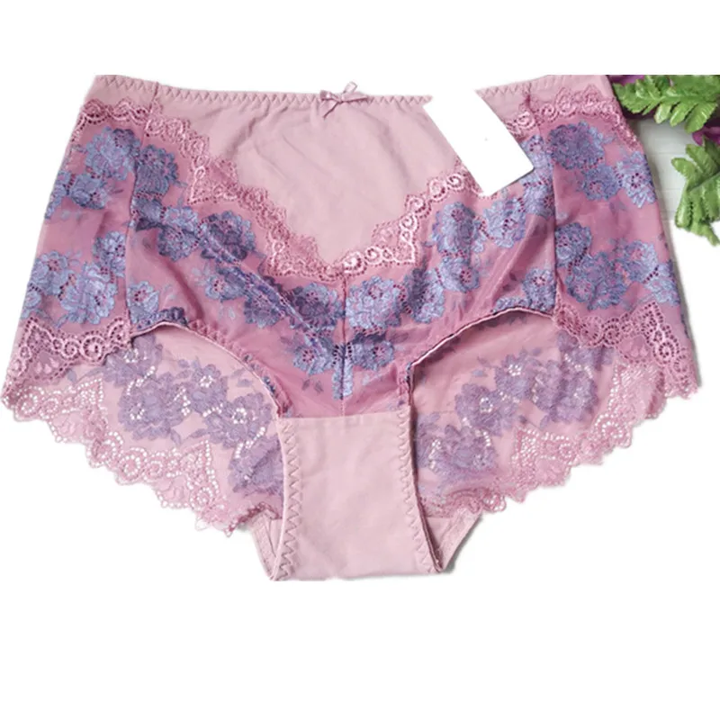 1 шт. женские кружевные трусы с высокой посадкой | Женская одежда
