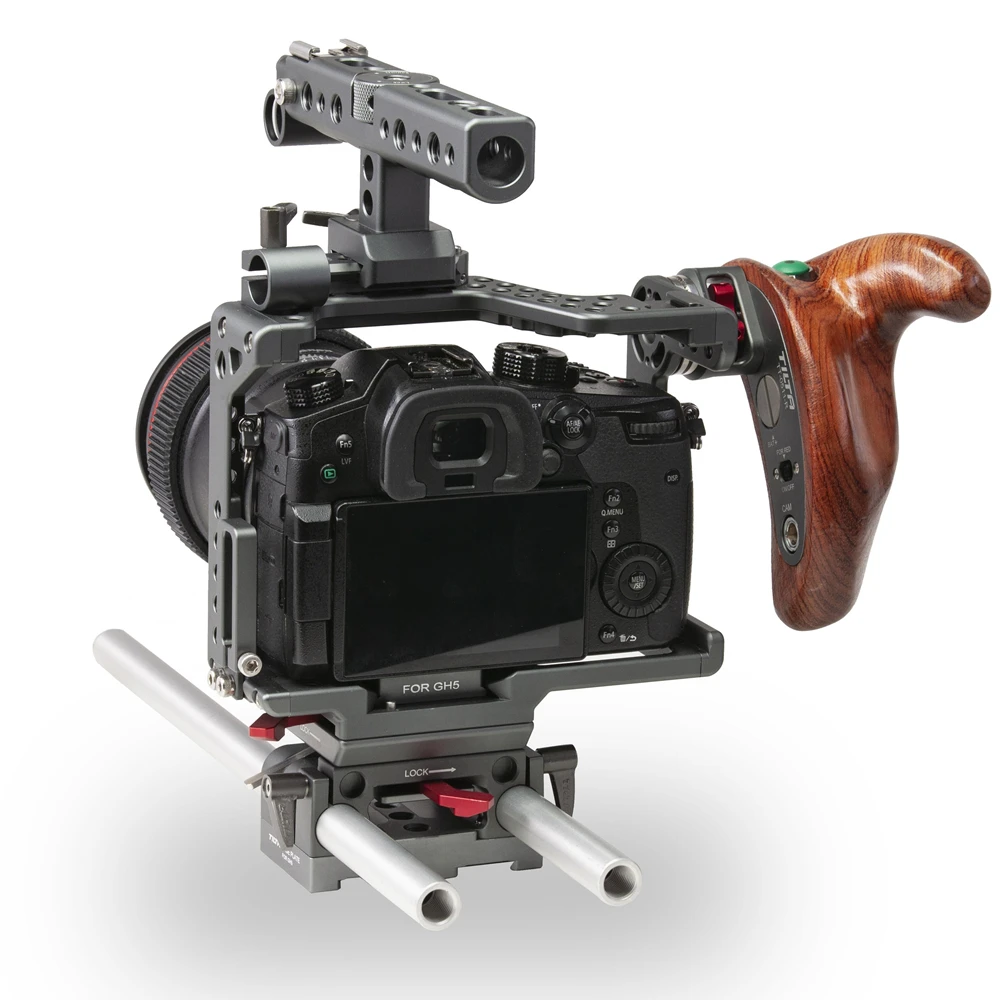 TILTA ES T37 A установка для Panasonic GH4 GH5 камера 6K клетка Поддержка 15 мм стержень опорная