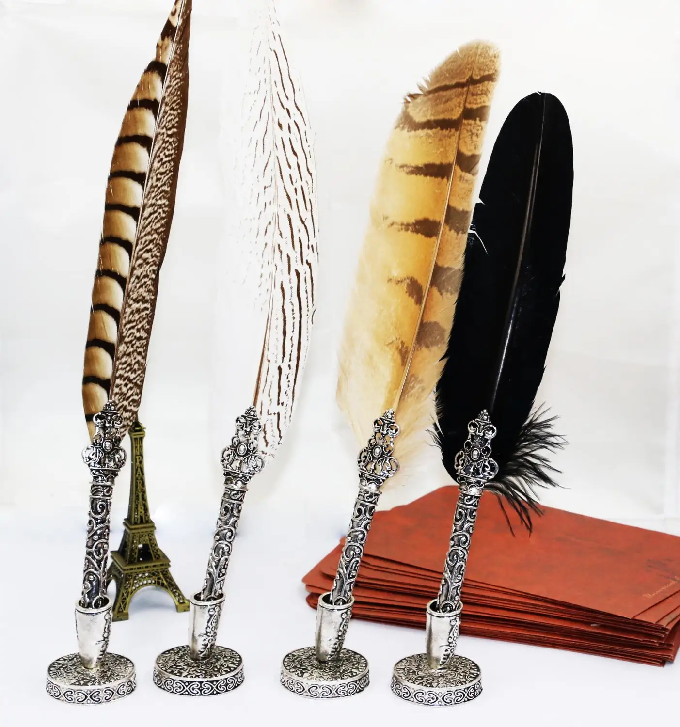 Европейский стиль ретро мягкая перьевая ручка окунутая в воду тест карандаш перо