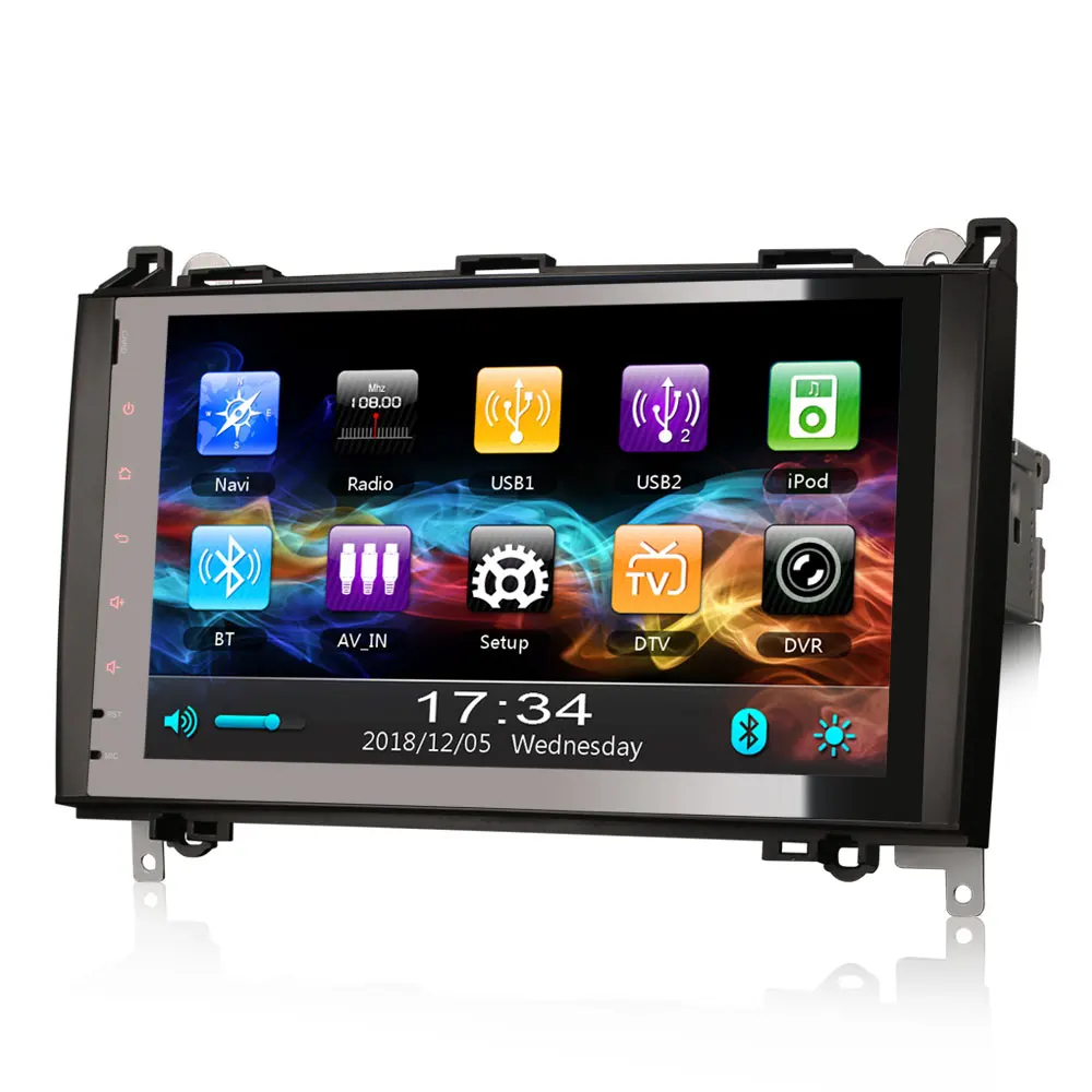 Erisin ES792B 9 &quot1 din автомобильный DVD 3G GPS RDS Bluetooth iPhone SWC USB DVR IN для Mercedes Benz A/B Class Sprinter Vito