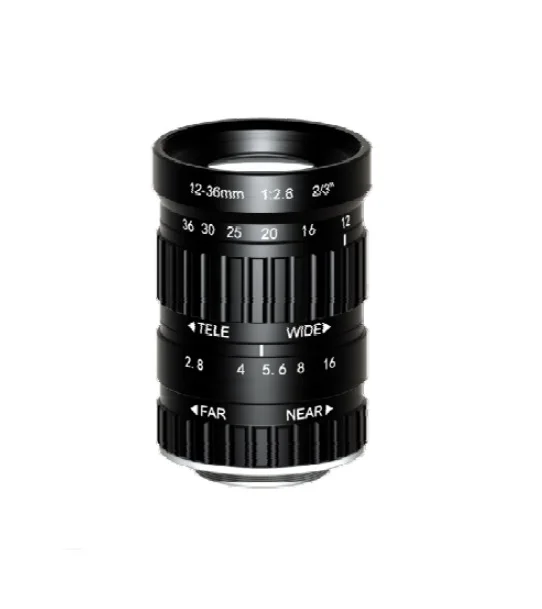 5 0 Мега пиксель C Mount 12 36 мм 2/3 ''формат низких искажений FA/Машинное видение vari
