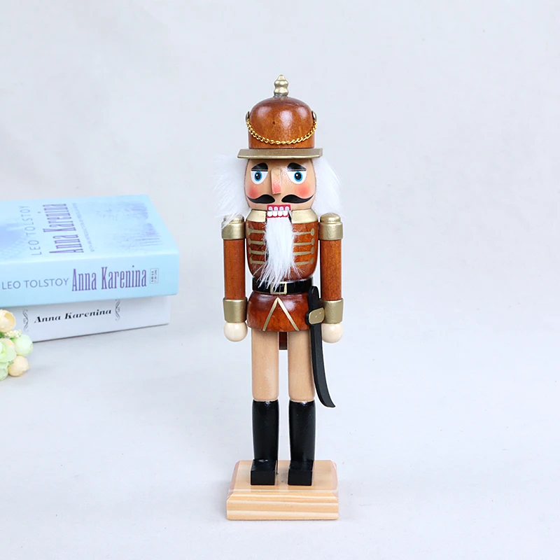 Новинка новогодний праздничный гайковёр высотой 25 см милые солдаты HY Type 4