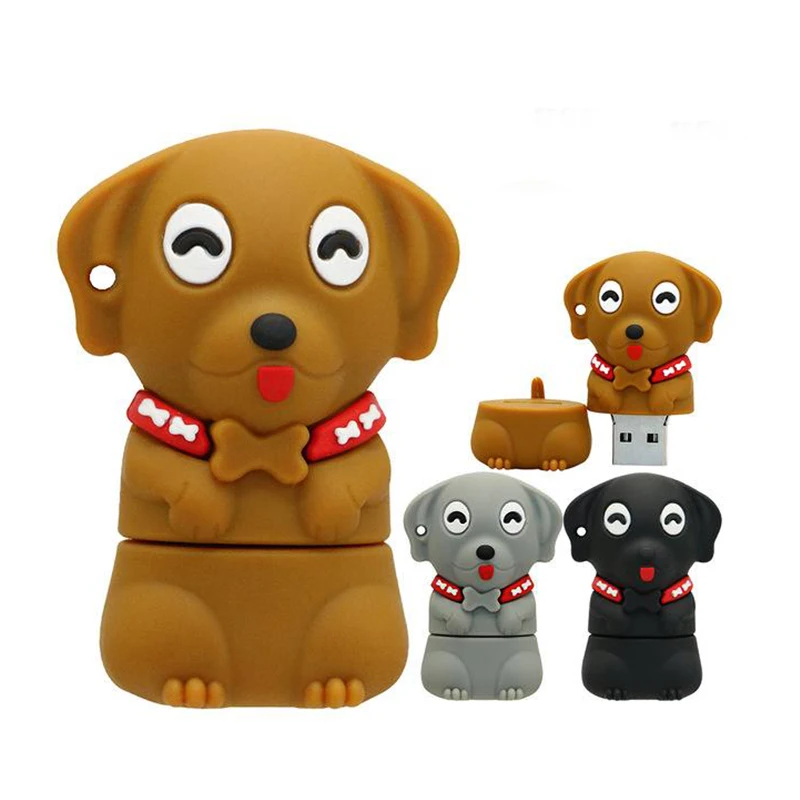USB флеш накопитель с героями мультфильмов в стиле милых собачек Флеш 4GB/8GB/16GB/32GB/64 GB