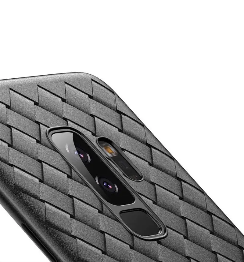 Zeallion для самсунга Galaxy S8 S9 Plus A5 A7 2016 A6 2018 Note 8 ультратонкий тканый чехол с узором из