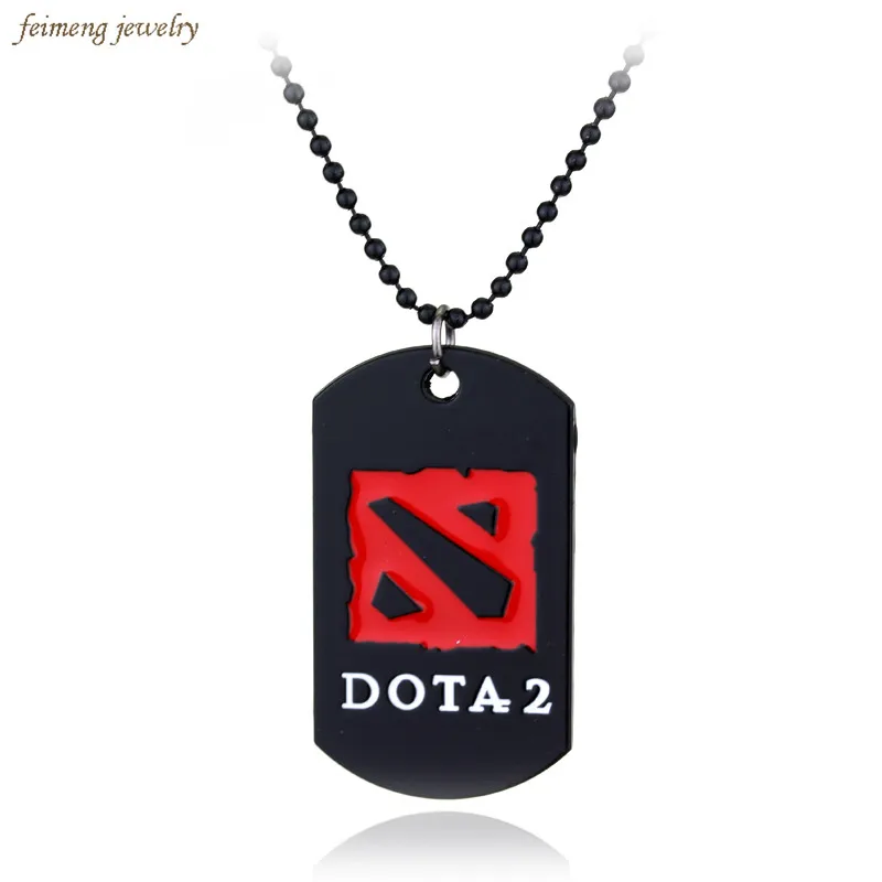 Лидер продаж ювелирные изделия дракона горка новая игра Dota 2 логотип цепочка с
