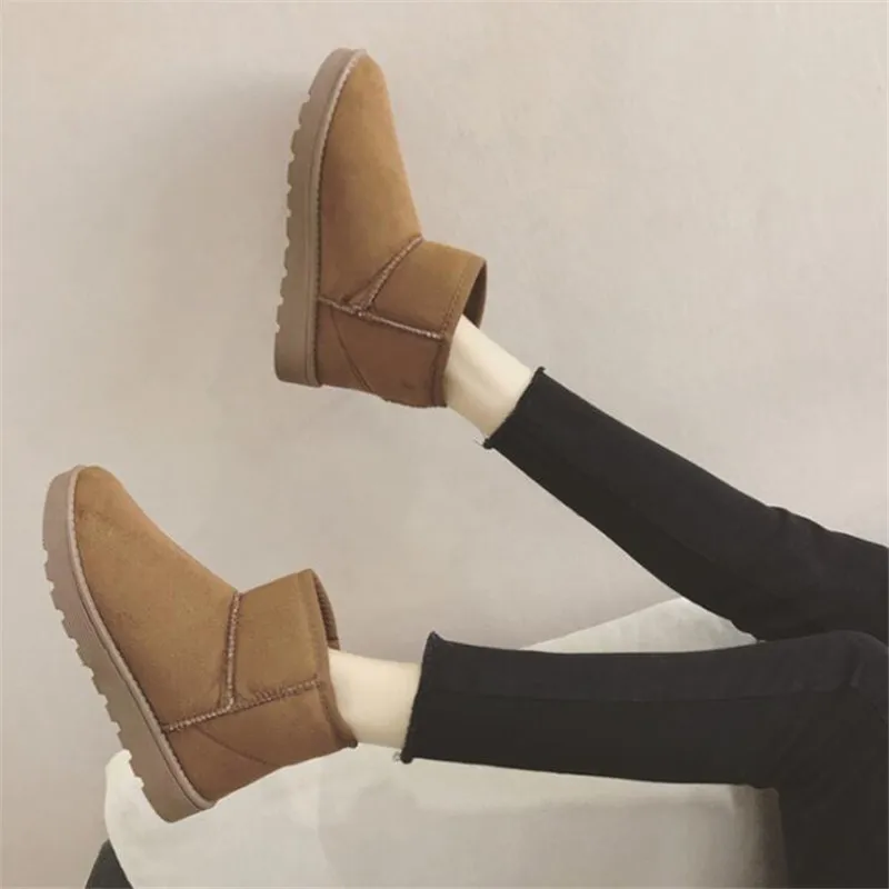 Мелкой Женские снегоступы 5 цветов ботильоны для Новинки женщин Мода утолщаются