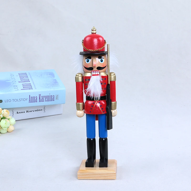 Новинка новогодний праздничный гайковёр высотой 25 см милые солдаты HY Type 4