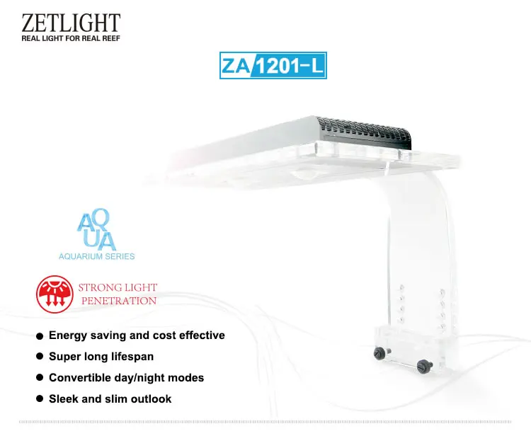Zet светильник AQUQ wifi светодиодный. ZA1201 ZA1201L ZA1201 wifi полный спектр морской воды Коралловая лампа, через приложение контрольный светильник. SPS светодиодный светильник LPS