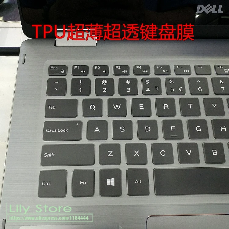 Прозрачная клавиатура из ТПУ для ноутбука защитный чехол 15 6 &quotDELL XPS 9550 9560 9650