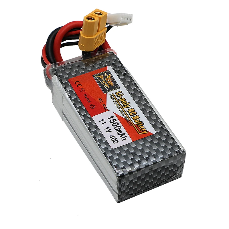 ZOP Power 11 1 В 1500 мАч 3 S 40C аккумулятор lipo XT60 Plug баланс зарядное устройство