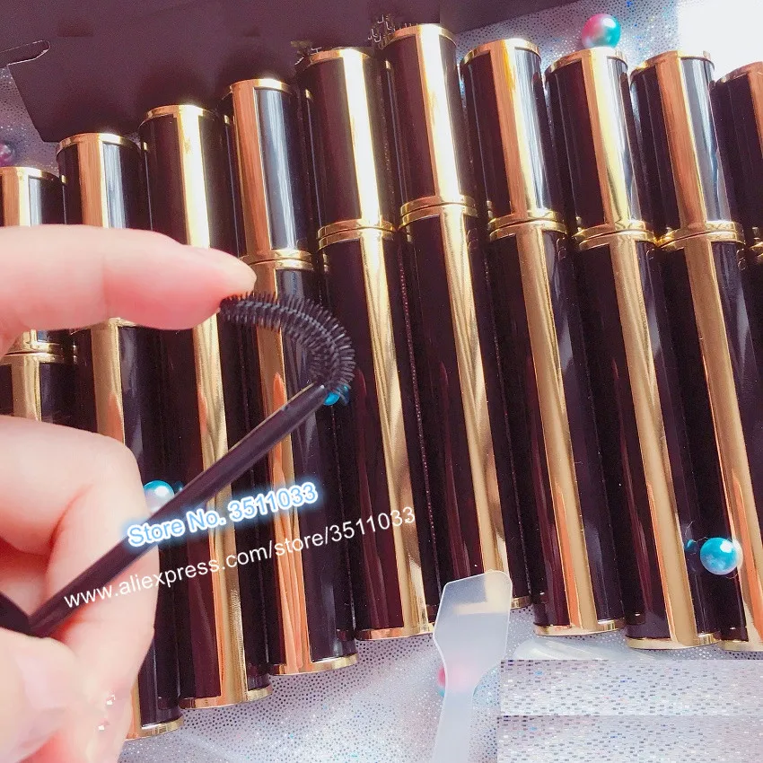 30 шт. 50 DIY Светло Черный пустой тюбик для туши, высокая Класс флакон для косметики упаковка бутылки, золото элегантный тушь для ресниц многоразового трубы