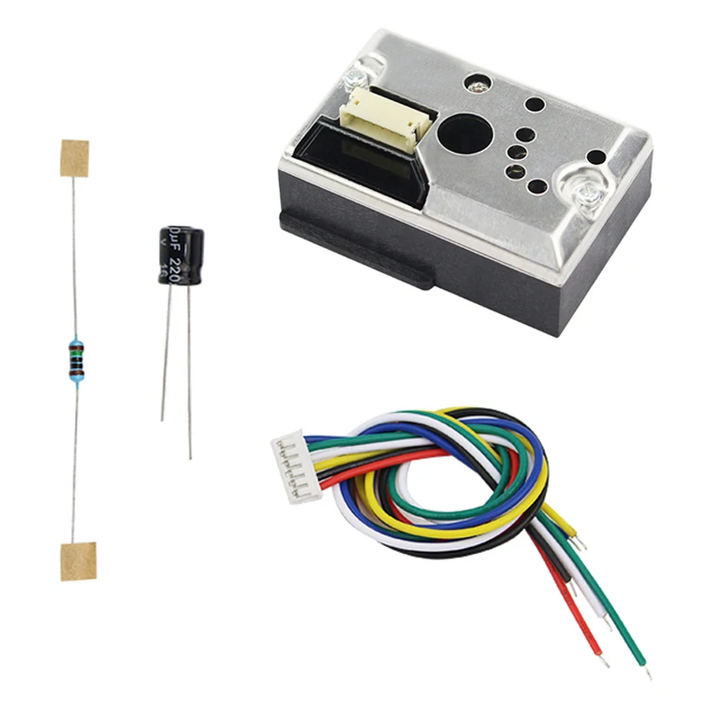 

New Arrival Dust Sensor PM 2.5 Smoke Particles Sensor Module with Cable for Air Condition