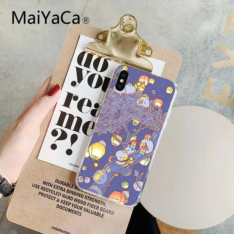 Милый чехол Maiyaca для iPhone X XS MAX 6 6s 7 7plus 8 8Plus 5 5S SE XR|Чехлы-накладки| |