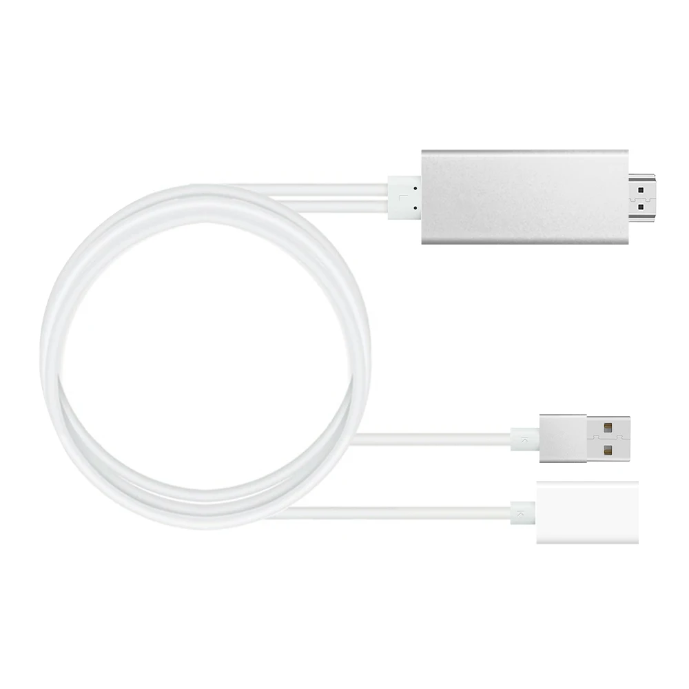 HDMI ТВ карта кабель Поддержка AirMirror Airplay только для Apple IOS iPhone iPad iPod (кабель Lightning не