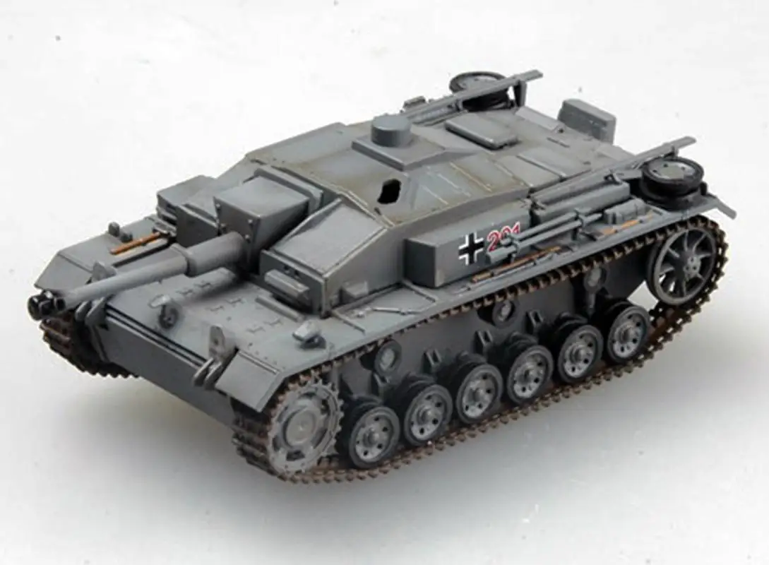 Второй мировой войны Германия StuG III F abt 201 штурмовой пистолет Танк 1942 1/72 без литья