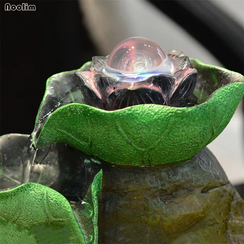Водяной фонтан Lotus Rockery приносящее удачу увлажнение украшение для дома подарок