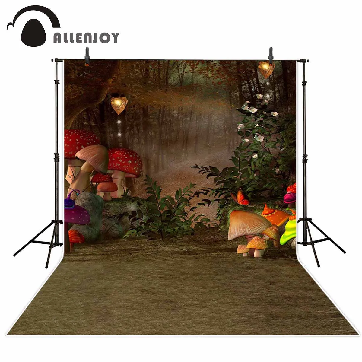 Allenjoy волшебный фон для фотосъемки гриб лес чудеса осенний реквизит фотобудка
