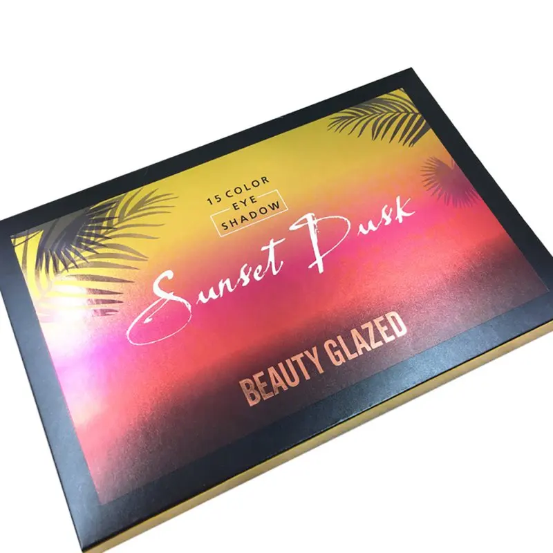 Красоты глазированные Лидер продаж 15 цветов блеск палитра теней Косметика для