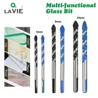 Лавие 6 мм 8 мм 10 мм треугольное керамическое сверло многофункциональное бетонное сверлильное стекло для плитки, стекла, мрамора, пауэр-инструмента DB02057