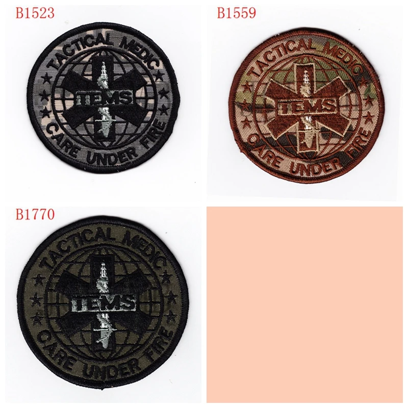 Тактический медицинский патч с вышивкой для боевого духа|embroidery patch|military embroidery