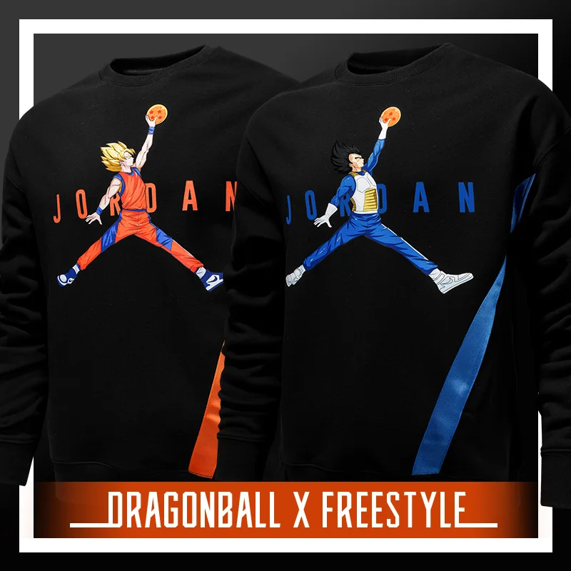 TEE7 Модные осенние хлопковые толстовки с драконом Z Son Goku Толстовка c