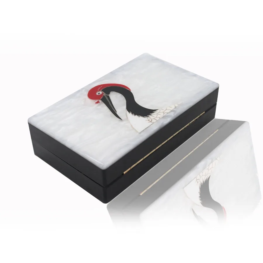 Акриловые Красные Женские сумки-мессенджеры с узором винтажные повседневные