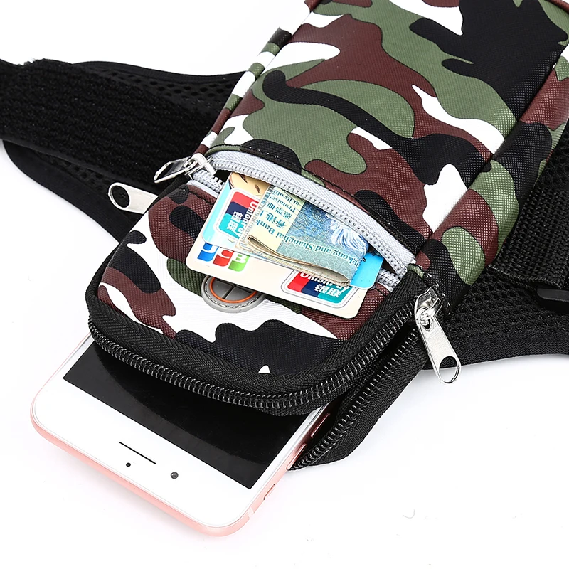 Модный Камуфляжный спортивный универсальный чехол кошелек для iPhone X 5 телефон SE 6 7