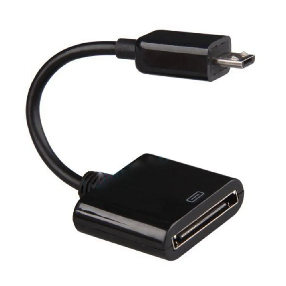 30 контактов мама для iPhone 4 4S к Micro USB 5 контактный штекер зарядного устройства