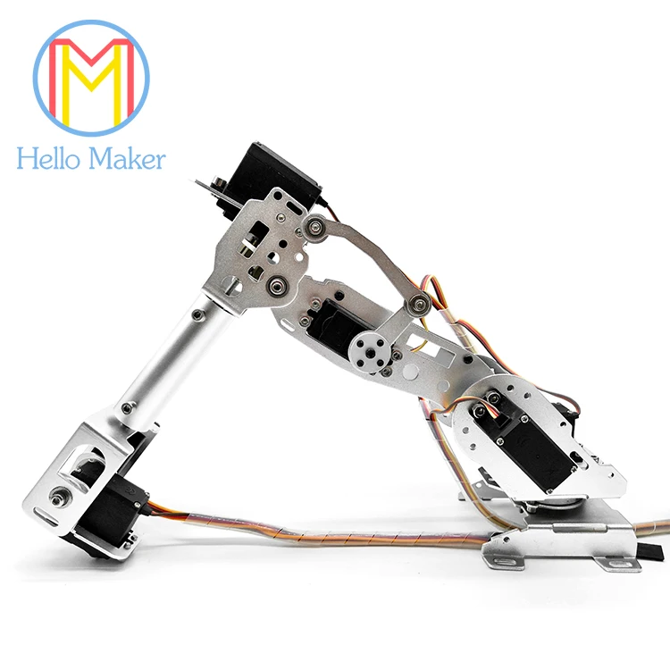 DIY 7DOF Robot Arm A4 7 осей сервопривод с высоким крутящим моментом механический