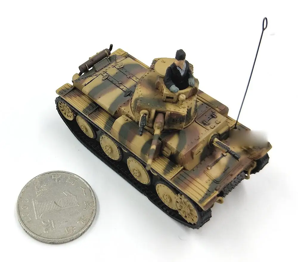 Второй мировой войны немецкий PANZER 38T 1/72 литья под давлением модель готового бака