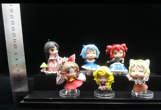 Фигурки героев мультфильма Hakurei Reimu Kirisame Marisa Konpaku Youmu Izayoi Sakuya игрушки модели аниме