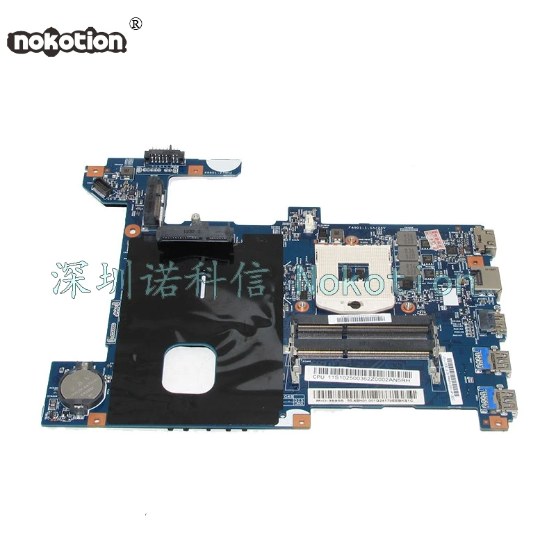 Материнская плата NOKOTION LG4858 UMA MB 11291 1 488.4sg15. 011 для ноутбука lenovo ideapad G580 15 6 дюймов