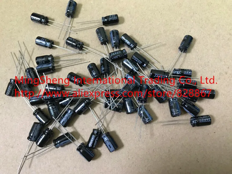 

Original new 100% 100UF35V electrolytic capacitor replace of CD263 35V100UF 100UF 35V 8X11.5mm 105 degree (Inductor)