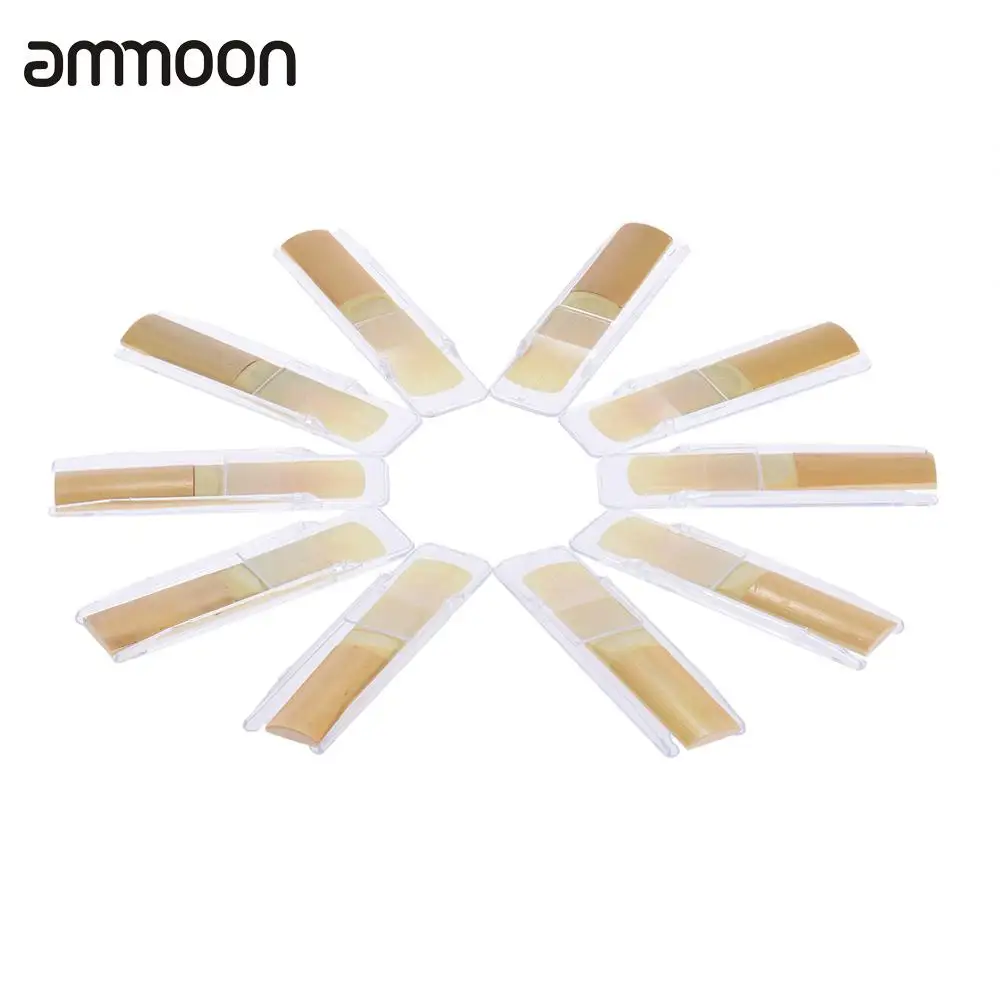 

High Quality 10pcs Bb Tenor Saxophone Sax Bamboo Reeds Strength 3.0 / 2.5 / 2.0 for Option