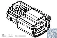 

33471-0302[MX150 ASSY 1.5 RCPT 1X3 LTGY B/3]
